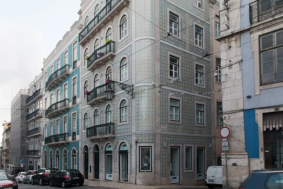 Bairro Alto charming street in Lisbon